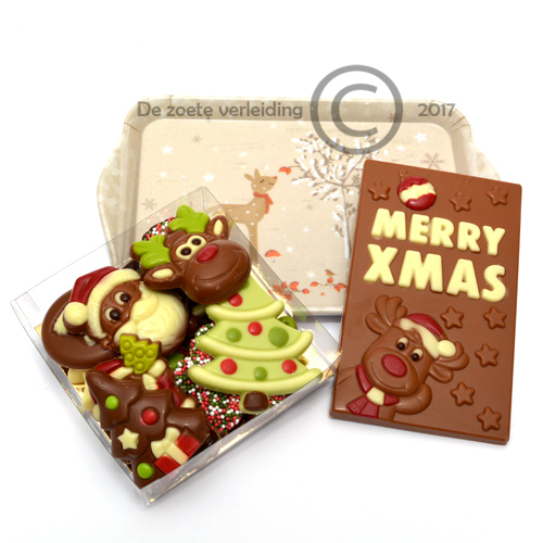 Intrekking nek binair Kerst chocolade geschenk - Bonbons & Chocolade | Barendrecht