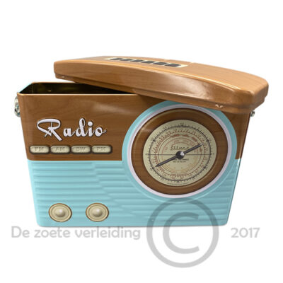 Koekblik radio retro-look