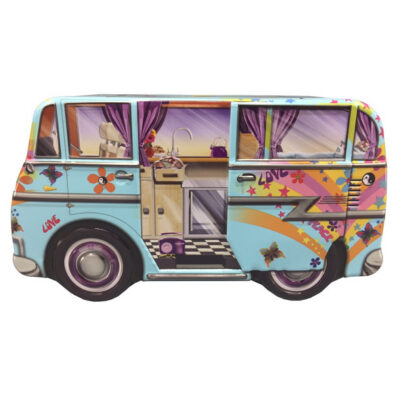 camper hippie koekblik