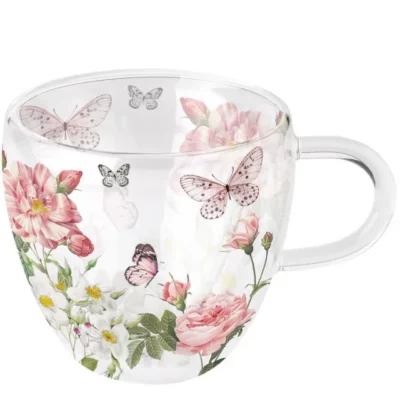 Ambiente dubbelwandig theeglas Amelia White