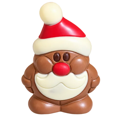 Chocolade kerstman Hippy Santa 16 cm
